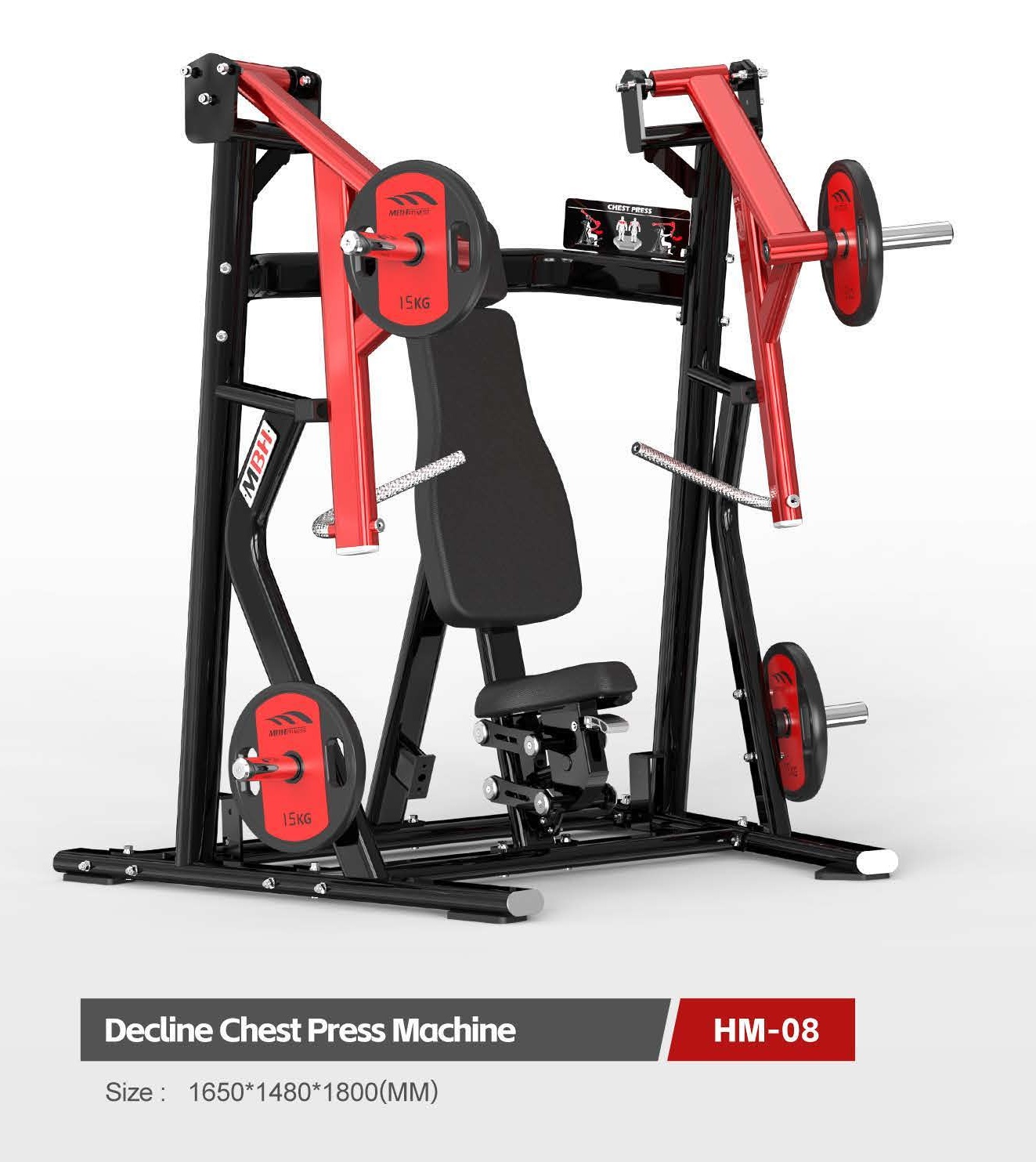MBH HM08 Decline Chest Press Machine